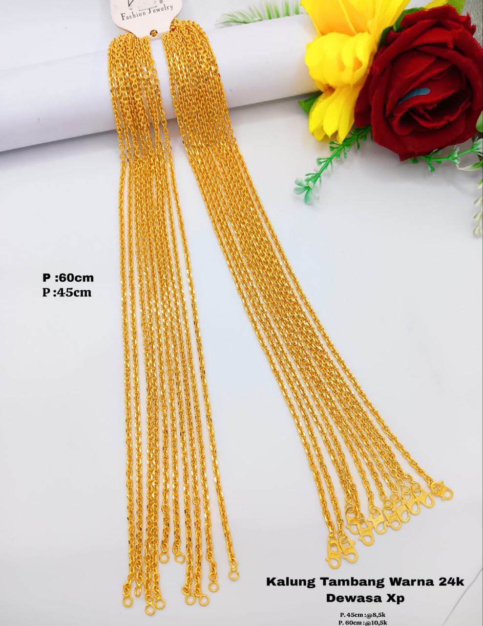 Kalung Tambang Warna 24k Dewasa Xp