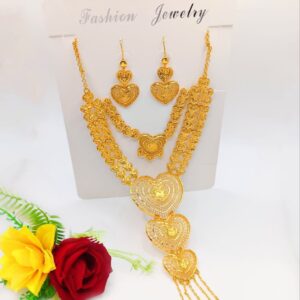 Set Kalung + Anting Kendari Warna 24k Dewasa Xp