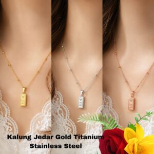 Kalung Jedar Gold Titanium Stainless Steel