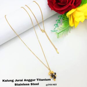Kalung Jurai Anggur Titanium Stainless Steel