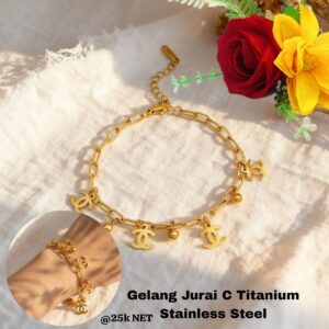 Gelang Jurai C Titanium Stainless Steel